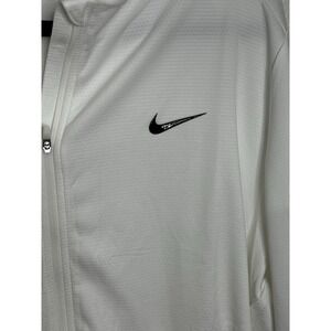 Nike Golf Pullover Women's 2XL White Dri-FIT Club Half Zip UV Long Sleeve New